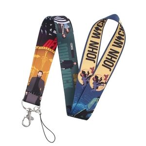 Most popular classical movie series John Wick Baba Yaga Lanyard with Metal Clip
